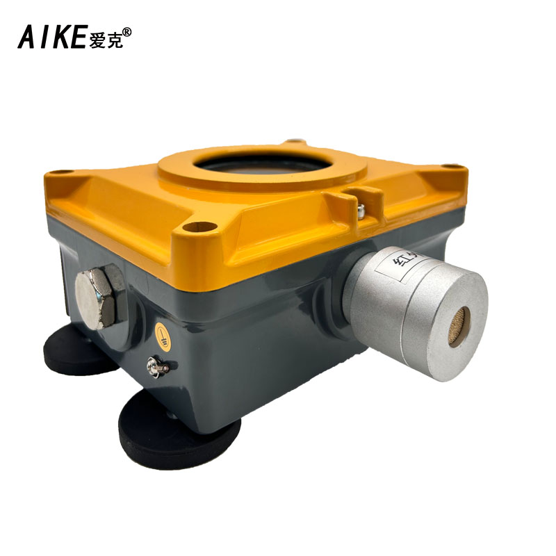 爱克AIKE工业用磁吸式无线气体探测报警器带电池EM-50 可燃气高清大图