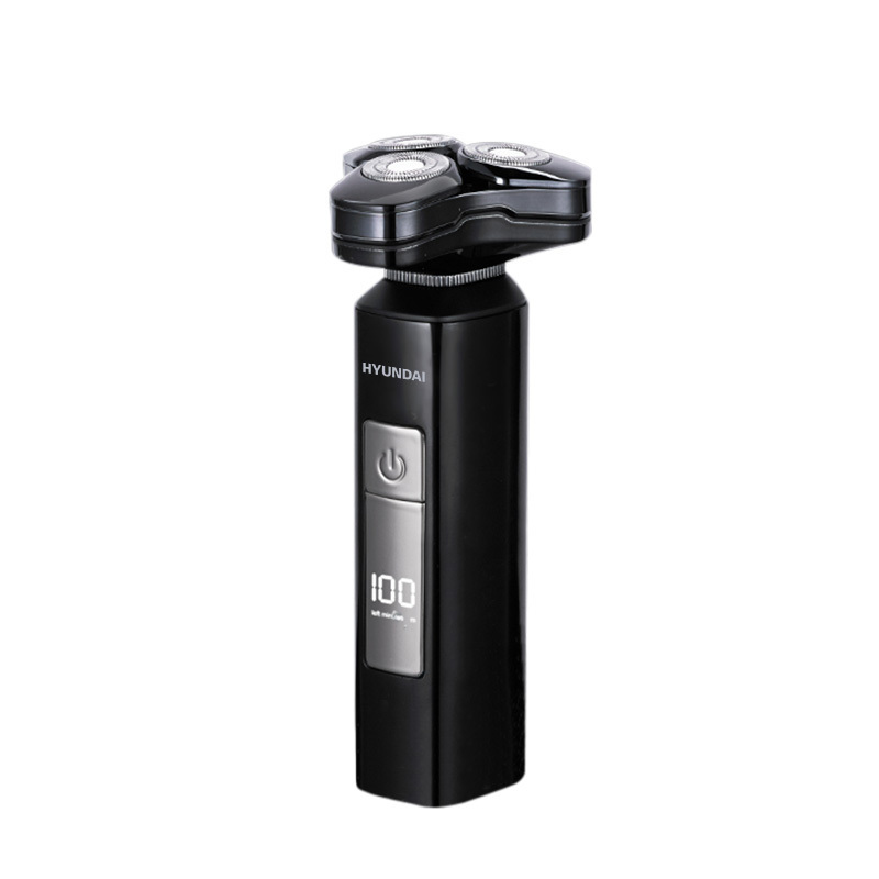 HYUNDAI 全金属 三头数显剃须刀 YS809黑色*