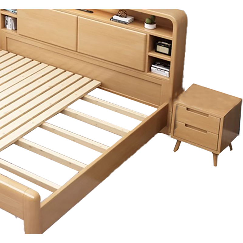 铭羽洋宿舍床120cm+床头柜套高清大图