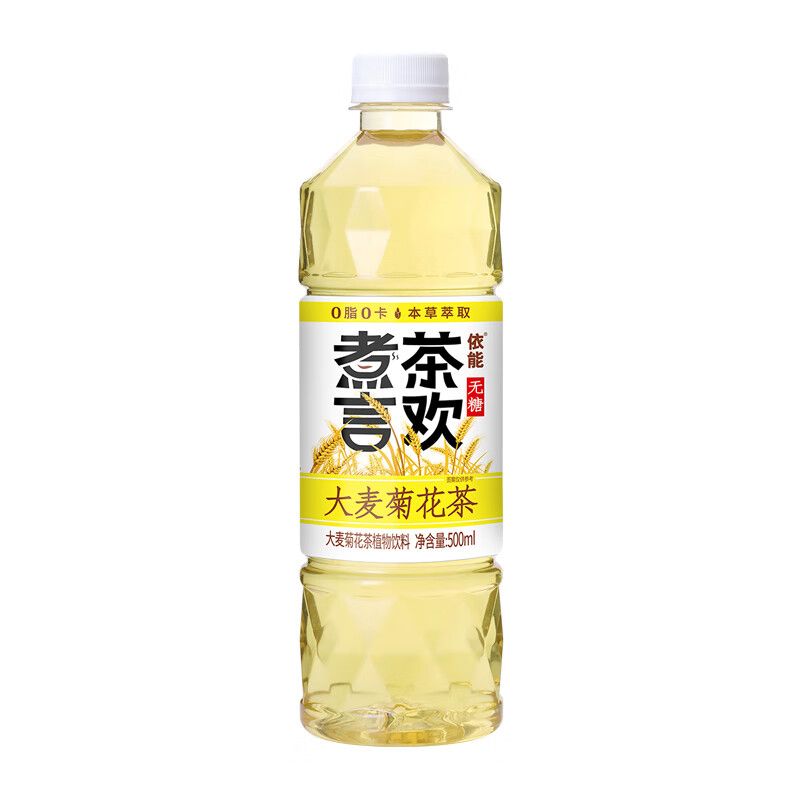 依能茶饮料调味清爽畅饮大麦菊花茶500ml*4瓶高清大图