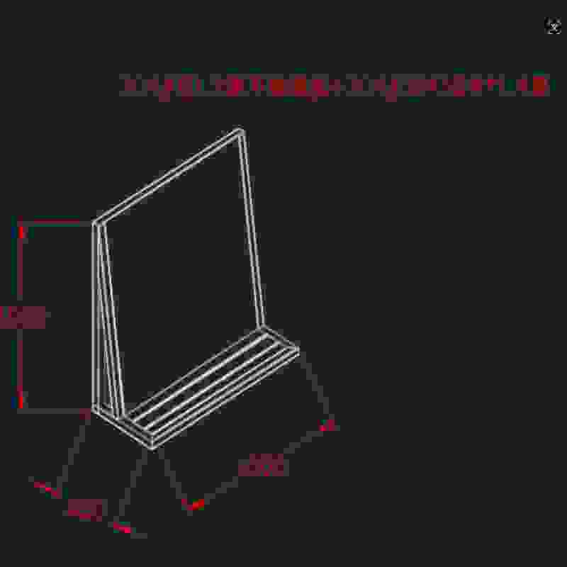 XH巨业ps版放置架L型长1000*宽450*高1000,304材质/1.2厚高清大图