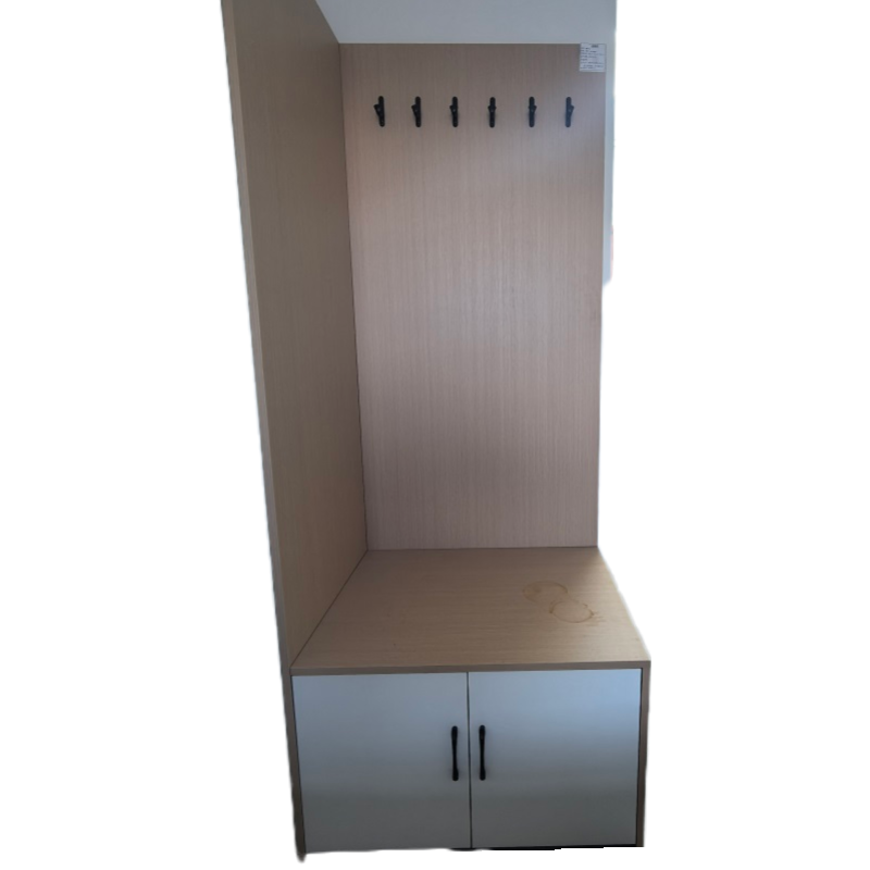 舵途 鞋柜(含衣帽架) 宽0.4m*长0.8m*高1.8m个高清大图