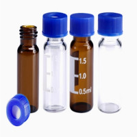 化通天下 玻璃进样瓶；透明 2ml 带刻度（开孔盖垫）100个/盒；5盒/箱