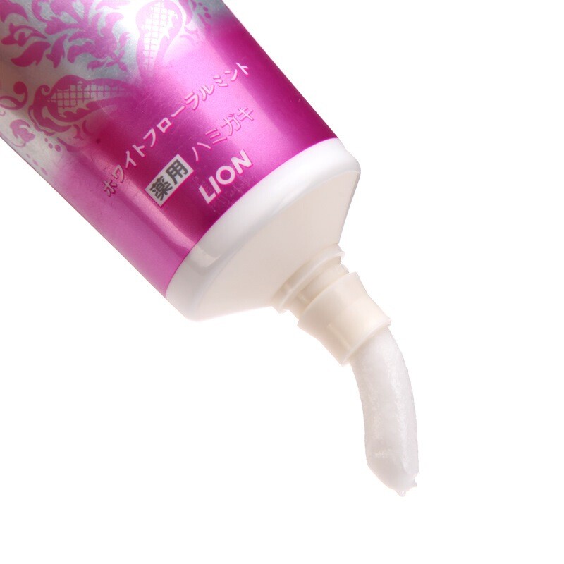 狮王(Lion) 齿力佳酵素牙膏去渍清新口气果味牙膏百花薄荷130g nfh高清大图