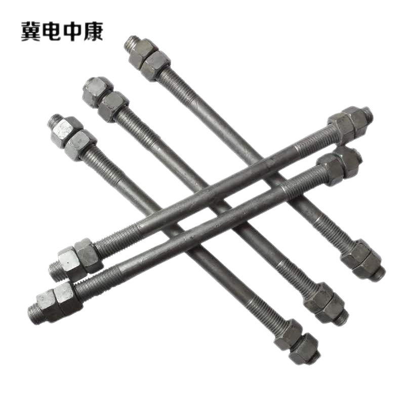 冀电中康 穿钉带帽 M16*550 双头镀锌钢 根高清大图