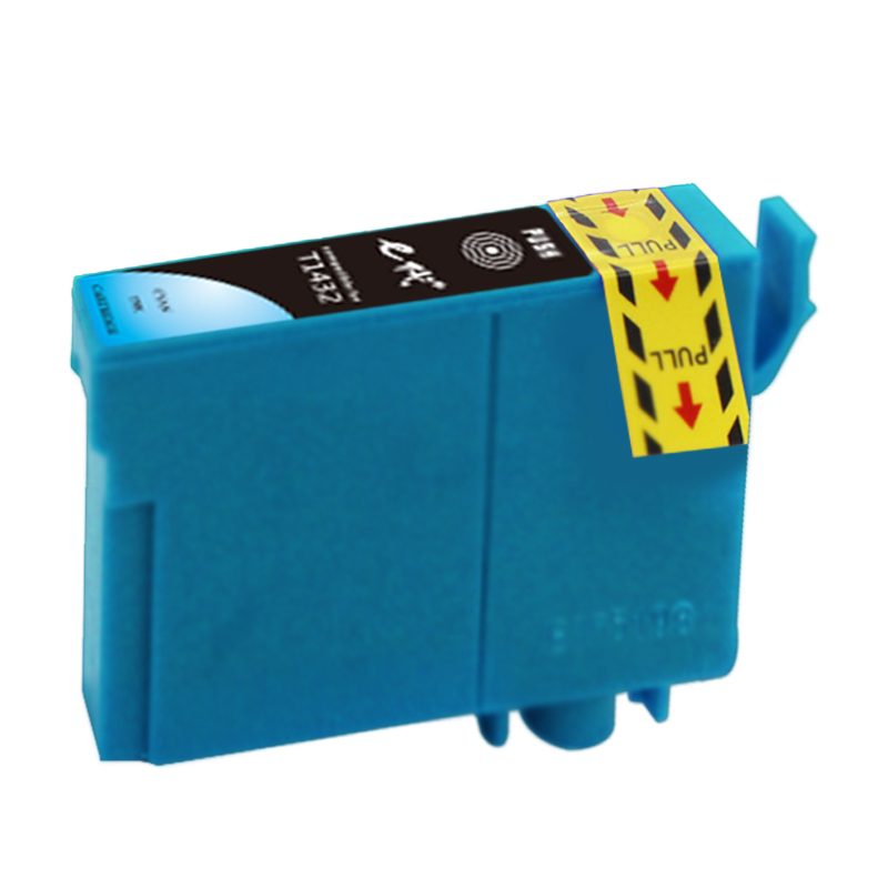 e代经典 T1432墨盒T143墨盒蓝色彩色 适用爱普生EPSON WF-7511 7521 3011打印机