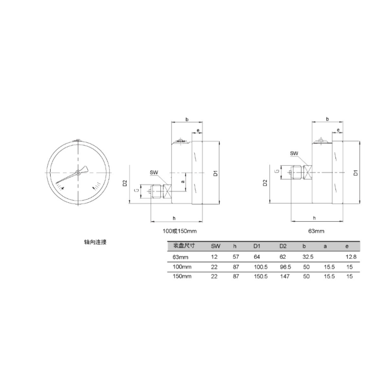 ZIVE 工业压力表ZIVE-1306459高清大图