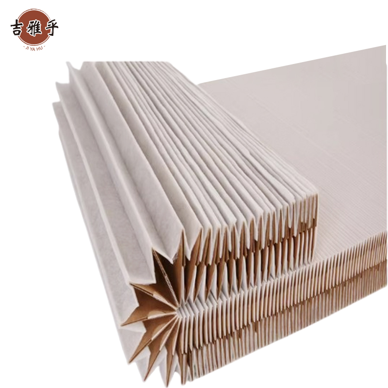 吉雅乎 风琴式过滤纸 V型油漆过滤纸 烤漆房漆雾过滤纸 夹棉1*10*60mm /套高清大图