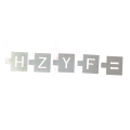 HENUO 曲线标记字模 QXBJ-ZM 套