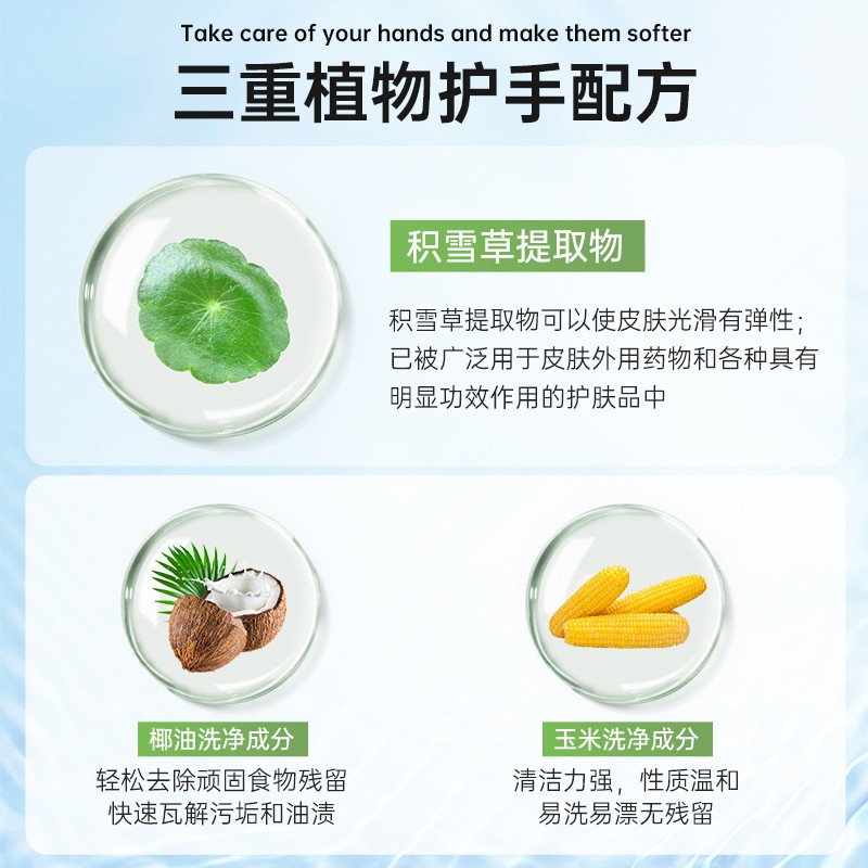 vilosi 泡泡果蔬餐具净600g*3高清大图