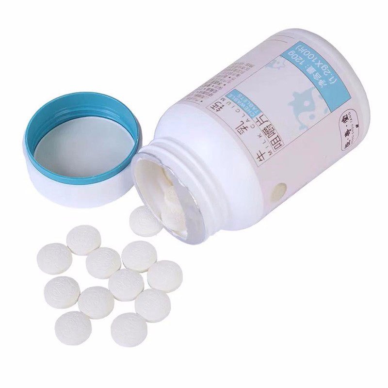 恒寿堂 牛乳钙咀嚼片压片糖果1.2g*100片/瓶