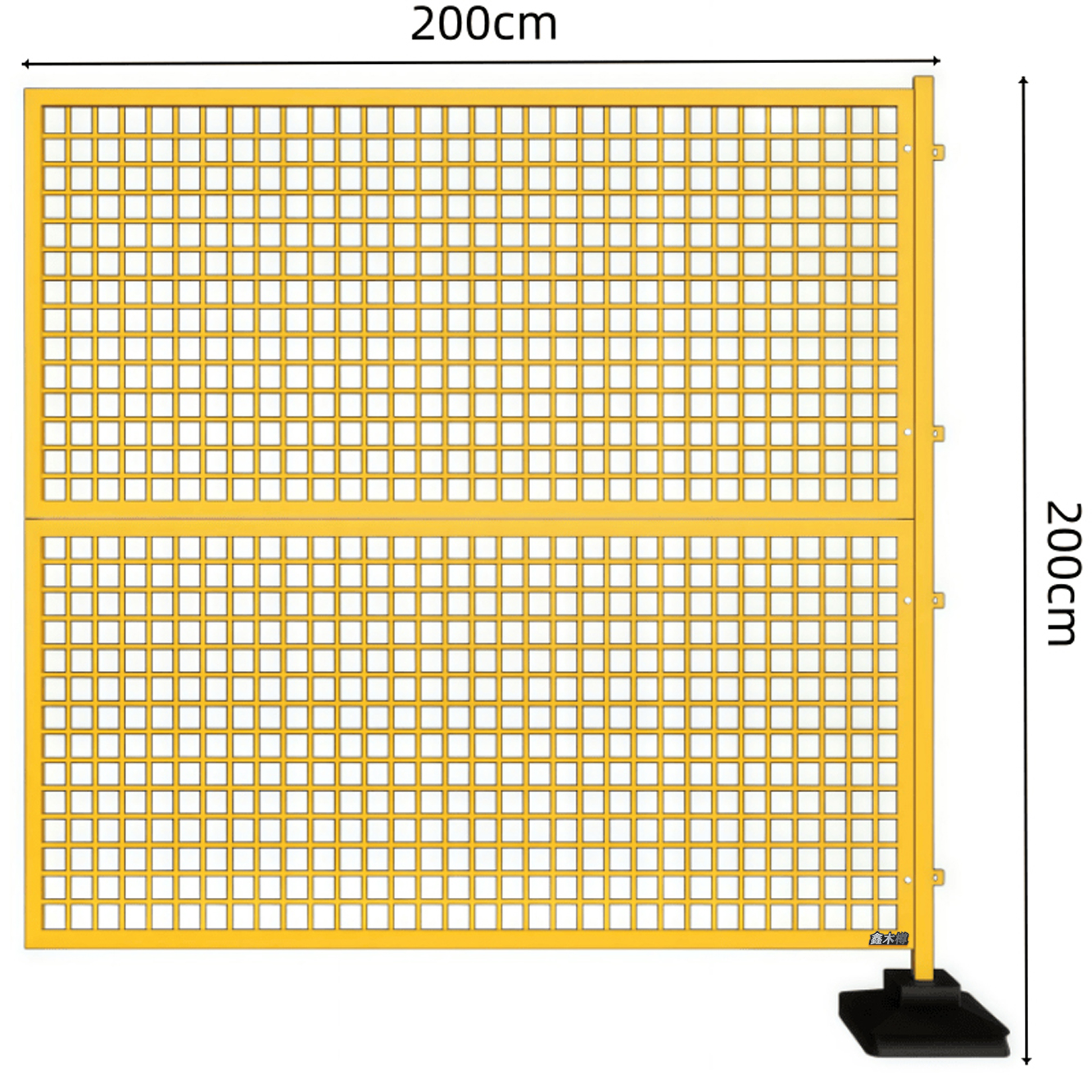鑫木樽冲孔围挡2*2m个高清大图