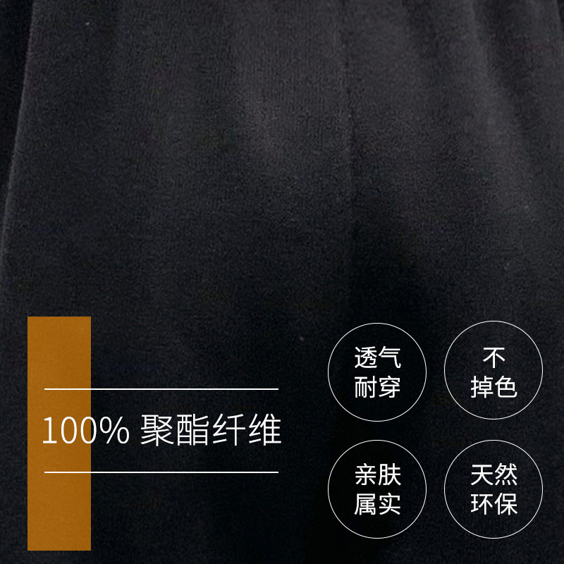DEBRAND新年限定美式针织裤子女春秋季韩版百搭排扣裤束脚九分裤