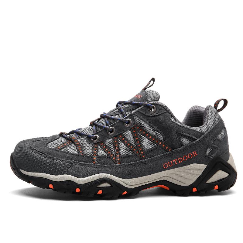 trip狮牌夏季真皮户外鞋男鞋登山鞋女鞋防水防滑徒步鞋耐磨爬山运动