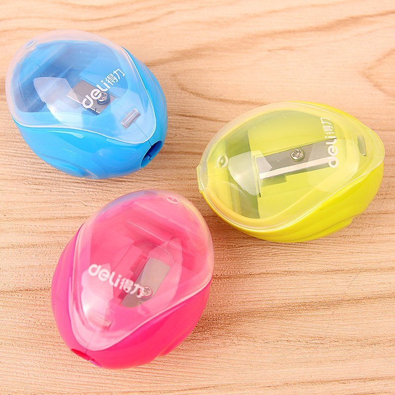 得力 0580 卷笔刀 转笔刀 小型削笔器 笔刨 创意卷笔文具 学生新品 5把装