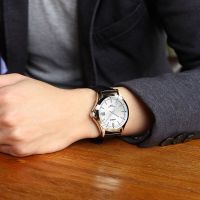 卡西欧(CASIO)手表 指针系列商务时尚简约防水石英男表 皮带