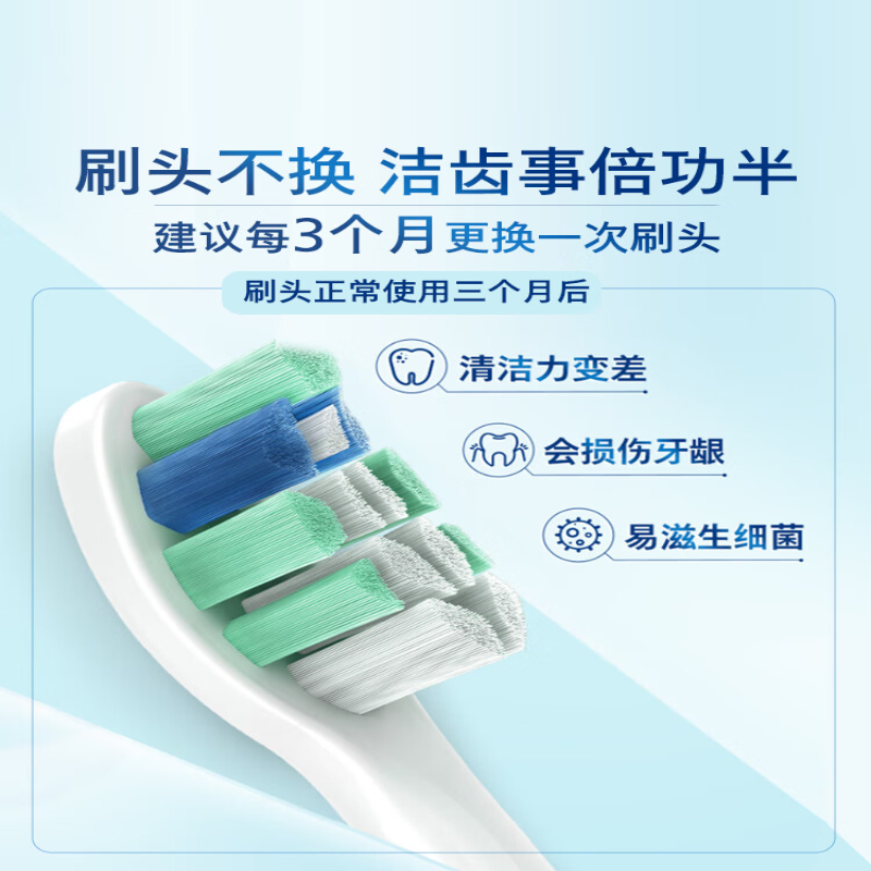 飞利浦(PHILIPS)成人声波震动电动牙刷 HX5161/05高清大图