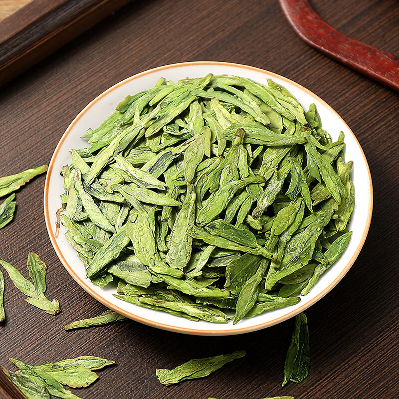 天旭龙井绿茶特级2024新茶明前茶叶礼盒装春茶节日送长辈礼茗茶220g高清大图