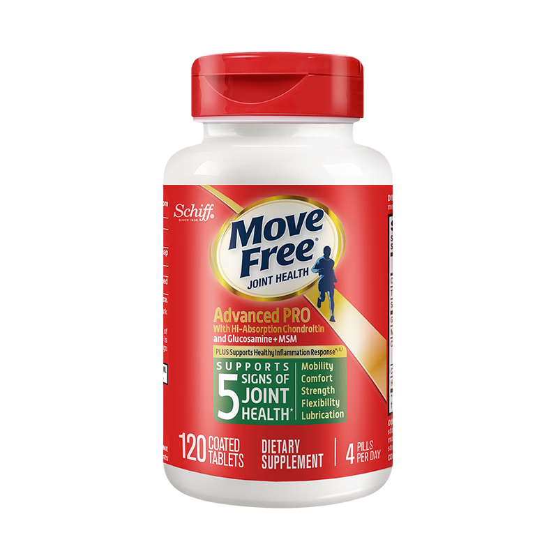 move free 金装绿瓶 美国进口 氨糖高吸收升级软骨素加msm缓痛 成人中
