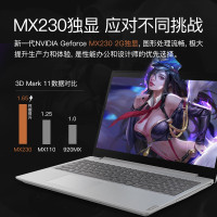 联想(Lenovo)ideapad L340 2019 i5-8265U 12GB 1TB+256GB 2G独显 银 定制 15.6英寸商务家用办公学生超长续航大屏轻薄笔记本电脑