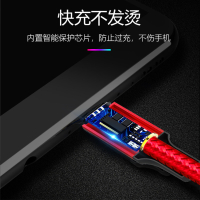 VIPin Micro插头安卓手机数据线1米 平板电脑尼龙编织USB充电线通用华为小米三星oppo vivo