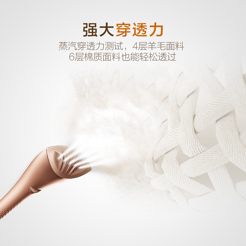 飞利浦 (PHILIPS) 蒸汽挂烫机 家用手持/挂式电熨斗双杆带烫衣板 2200W五档调节熨衣 GC617/68
