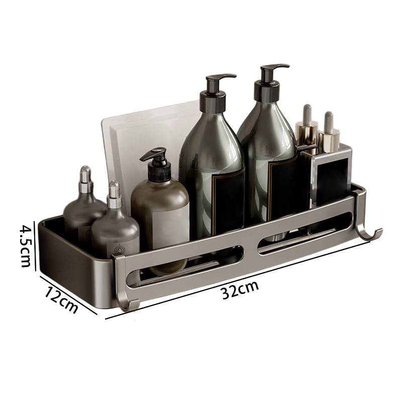 豫汉迎三角四方毛巾架 浴室置物架单层个