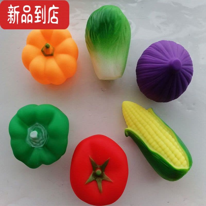 真智力水果玩具可咬硅胶小宝宝仿真水果蔬菜玩具模型软绵绵的娃娃家厨房 水果3个仿真食物图片