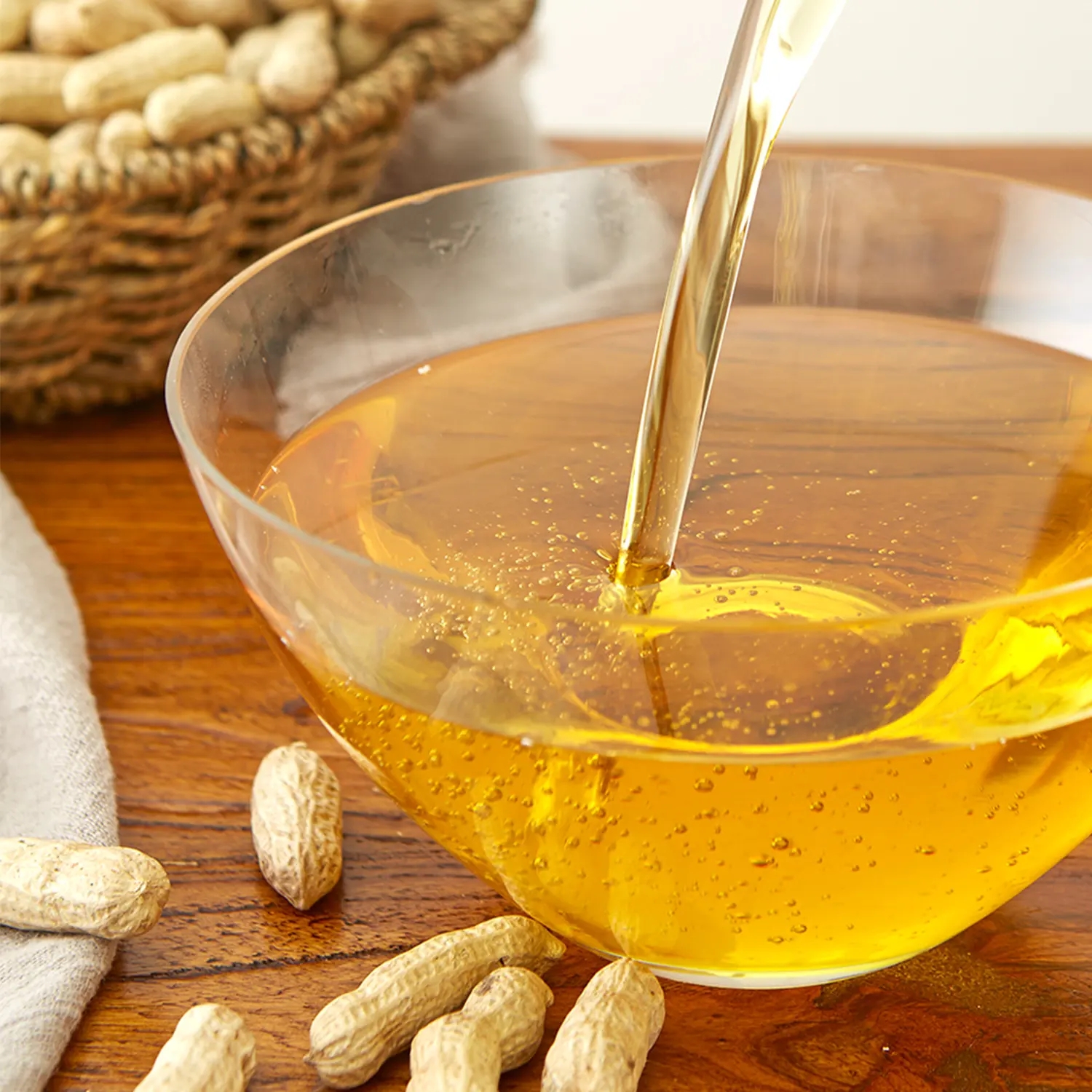 一级纯正浓香花生油5L高清大图