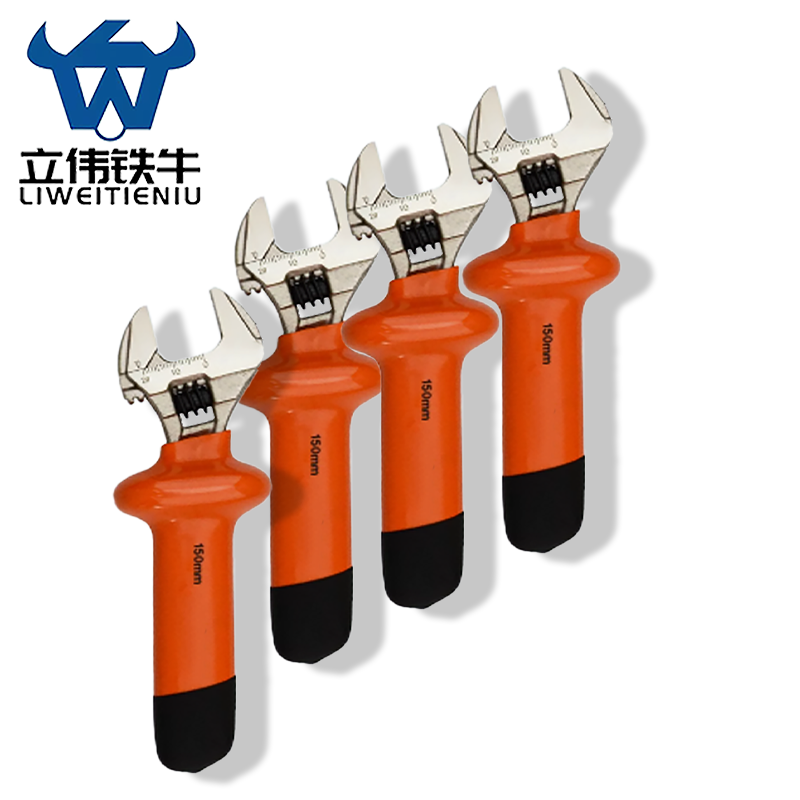 立伟铁牛绝缘活钣手6寸150mm/把高清大图