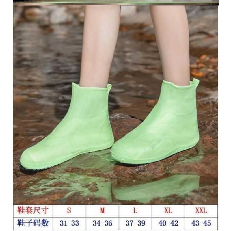 雨鞋防雨套耐磨硅胶雨靴套防滑加厚儿童成人雨天防水防雨鞋套男