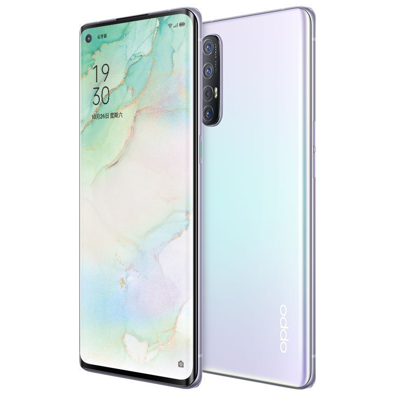 OPPO Reno3 Pro 雾月白 8GB+128GB 一体化双模5G 7.7mm轻薄机身 视频双防抖 90HZ高感曲面屏 全网通全面屏拍照游戏智能手机