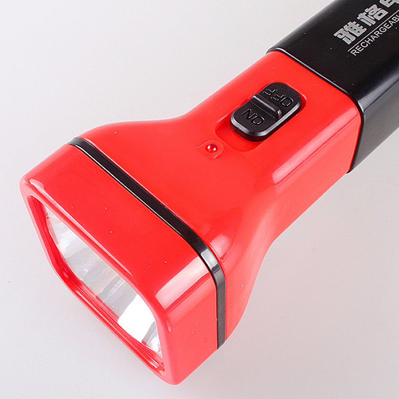 雅格yage led充电强光手电筒 家居应急照明手电 充电小手电 应急灯