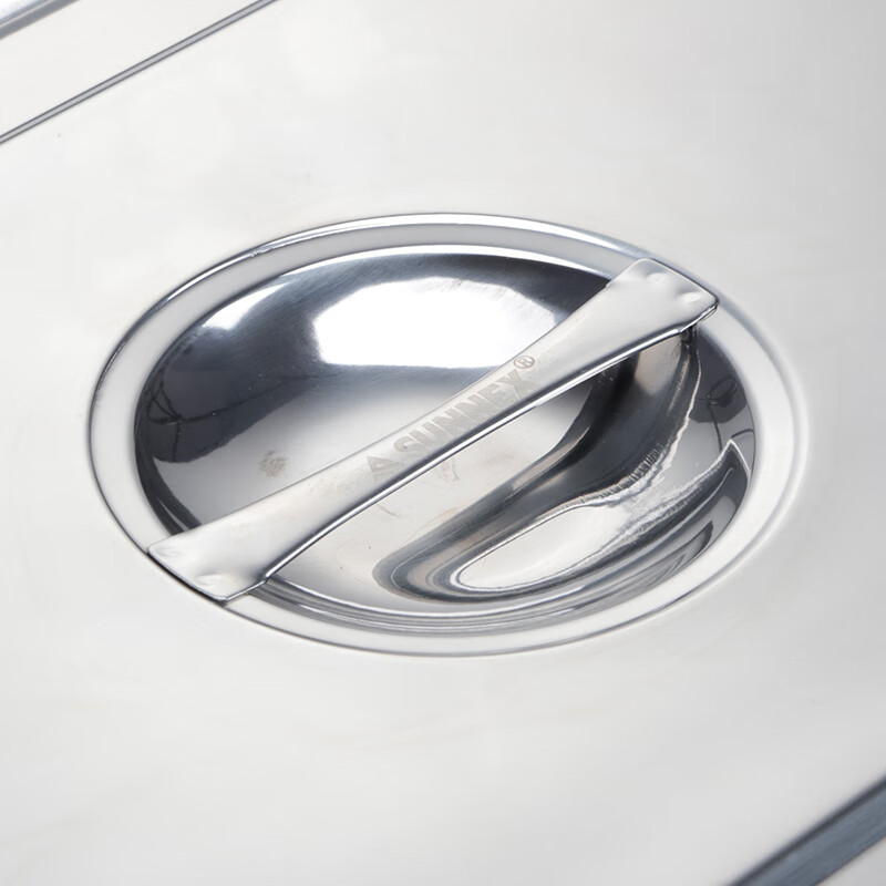 新力士304不锈钢份数盆单独盖子1207LC(325*265mm)高清大图