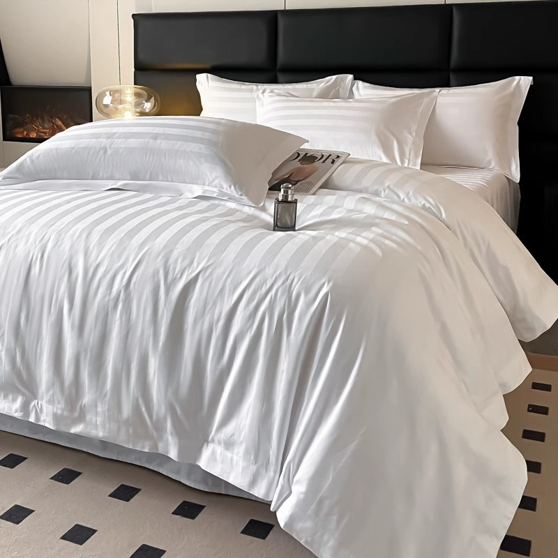 梦莺 被罩 白缎条 条高清大图