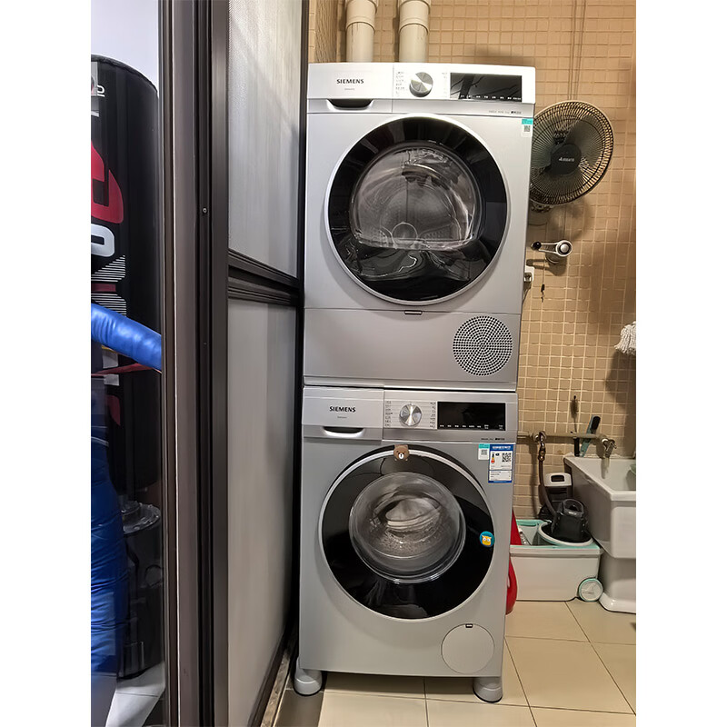 西门子 WG52A108AW+WQ53A2D80W iQ300 10+10KG洗烘套装 智能除渍 i0300系列高清大图
