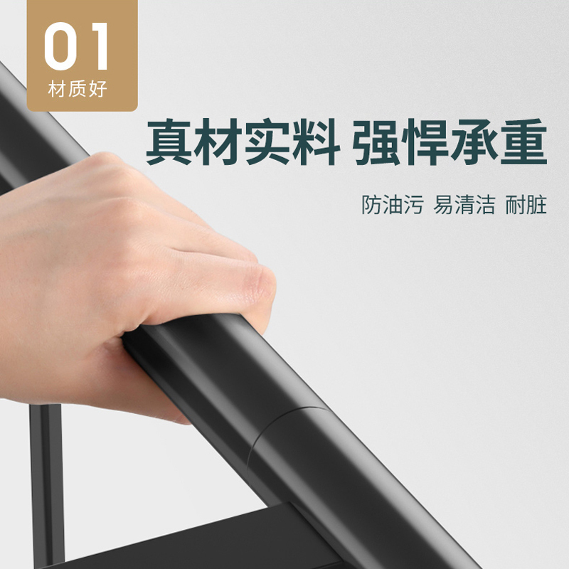华民阁厨房置物架落地多层微波炉烤箱收纳架子锅架家用货架储物架