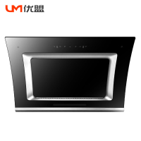 优盟(UM)UC139侧吸式抽油烟机家用18立方大吸力单机热清洗体感触控式抽吸油烟机