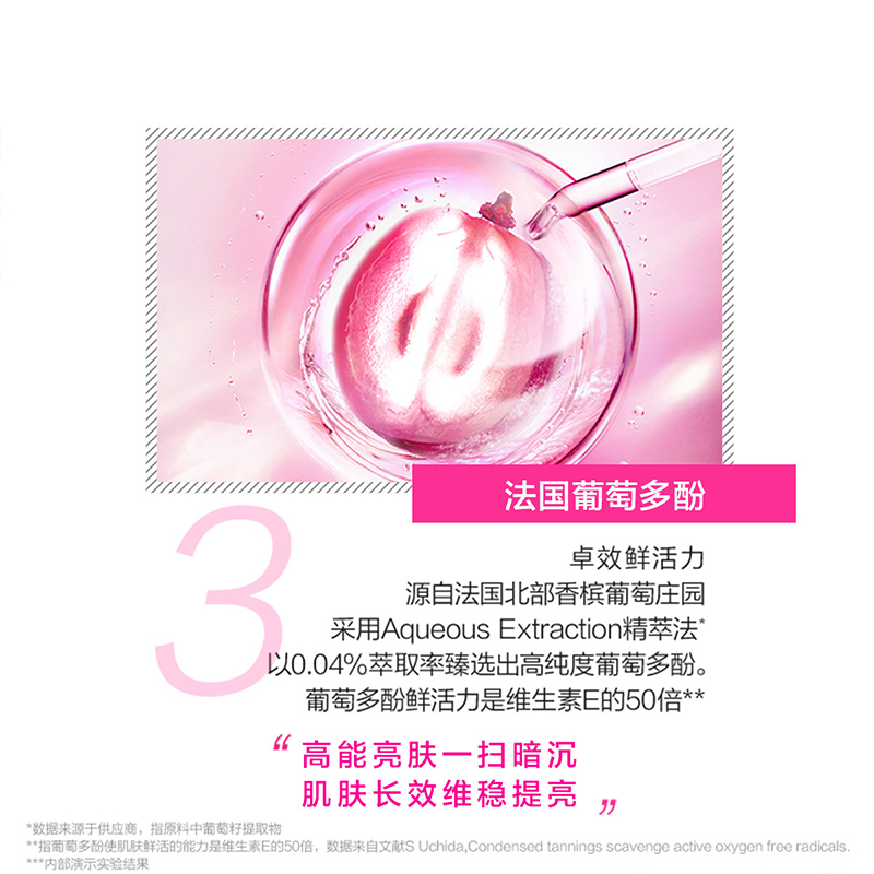 欧莱雅葡萄籽护肤套装(膜力水65ml*2+乳液50ml*2+面霜25g*2)女补水保湿滋润提亮肤色化妆品女高清大图