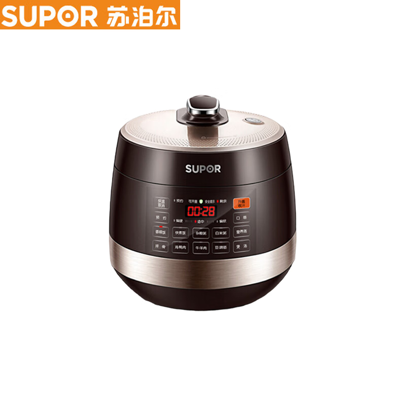 苏泊尔(SUPOR)全自动智能预约电压力锅 6L大容量 触控双球釜内胆电饭煲高压锅6-8人SY-60YC8001Q高清大图