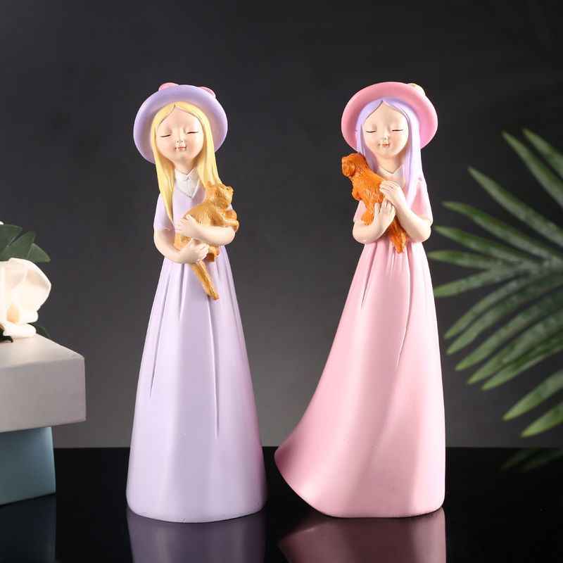 法式田园可爱水果少女卧室婚房摆件家居装饰品送女生闺蜜生日礼物p