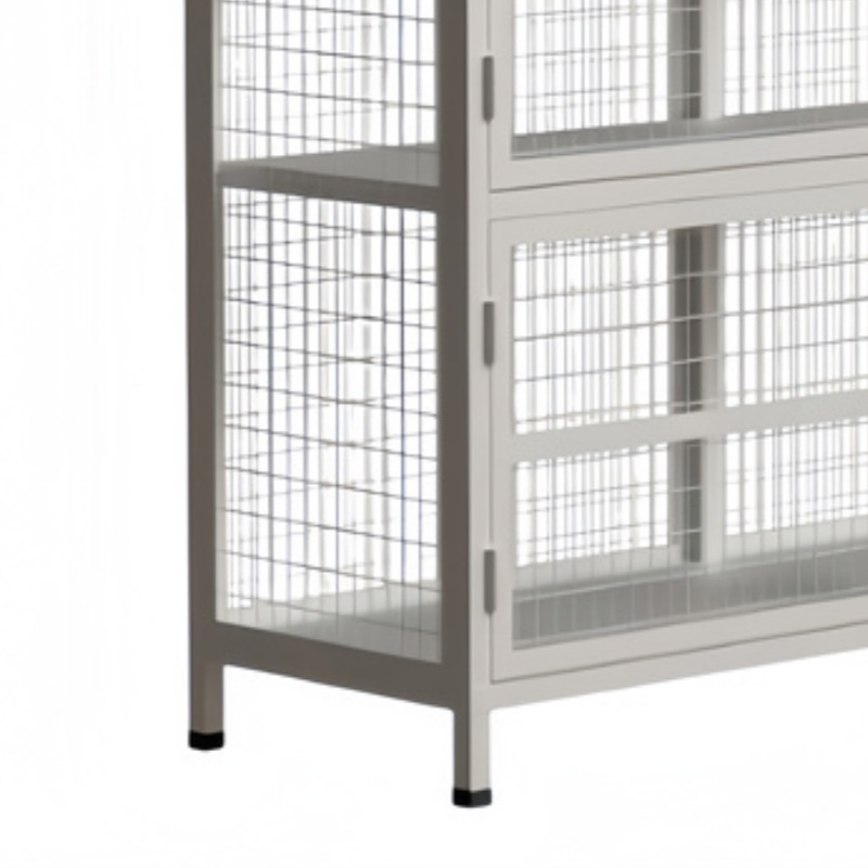 攸启隆六宫格物料货架笼高清大图