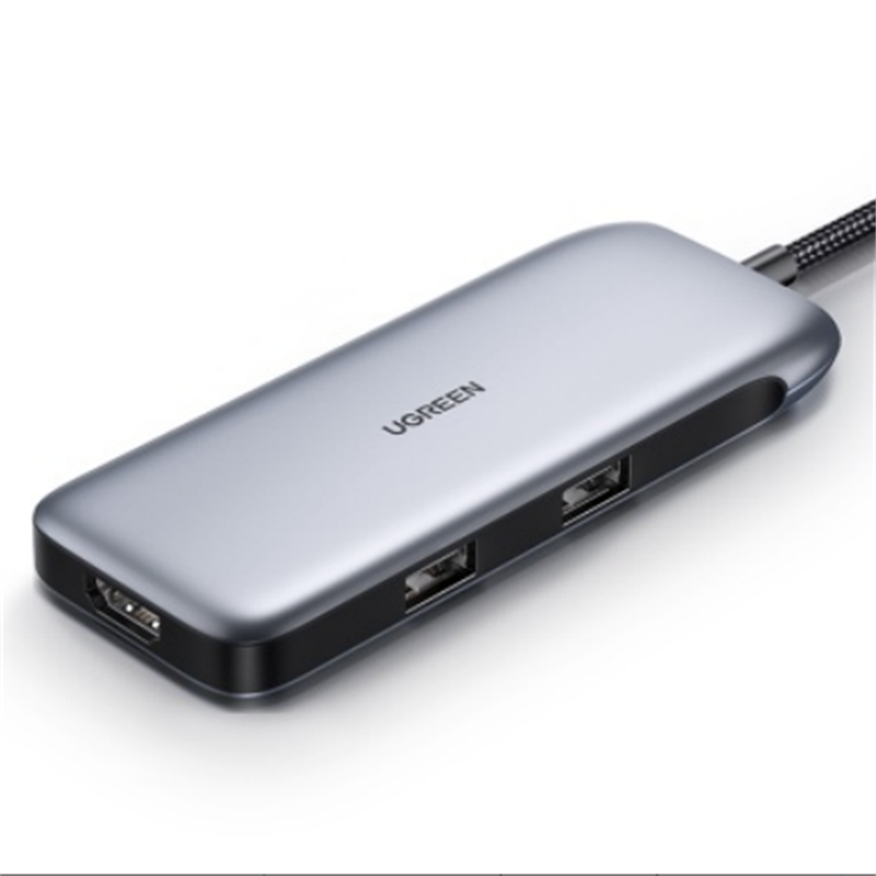 绿联(Ugreen)CM384Type-C转DP+Mini DP+HDMI+2口U...