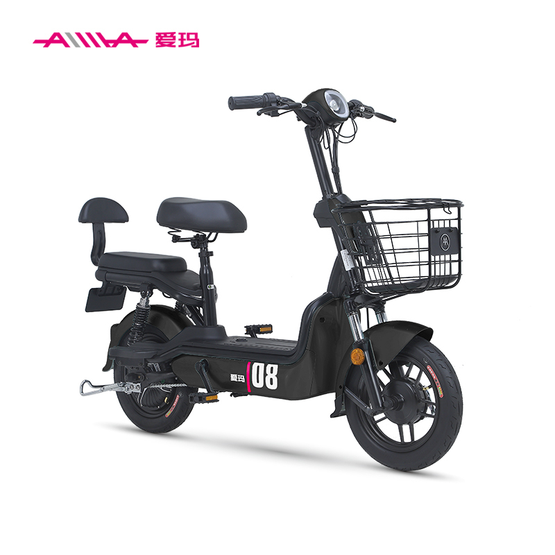 爱玛aima小苹果电动车可提取锂电池真空轮胎新国标3c大