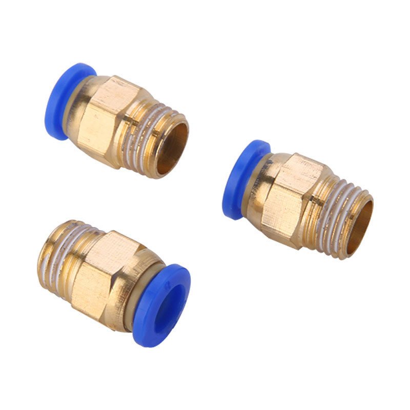 冰禹 SNll-15 PC外螺纹直通接头 PC8-02/10-03/12-04快插气动 气管接头 PC6-M5 20个