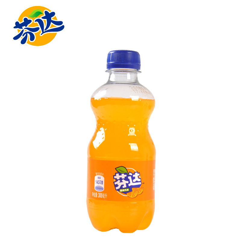芬达 橙味汽水 300ml*12瓶 整箱