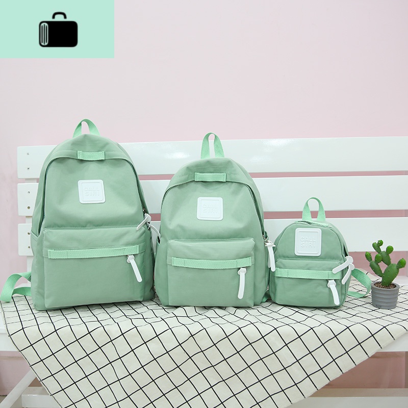 亲子迷你包双肩包女 小号韩版新款可爱轻便百搭小清新防水双肩背NEW LAKE高清大图