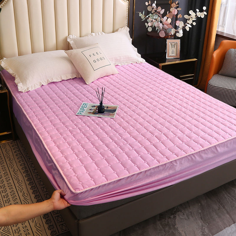 夹棉床笠防滑床垫套全包床罩单件加厚1.8m席梦思保护套固定床套子