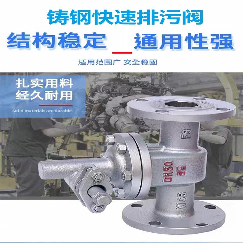 盛京联硕 铸钢快速排污阀 DN40 台高清大图