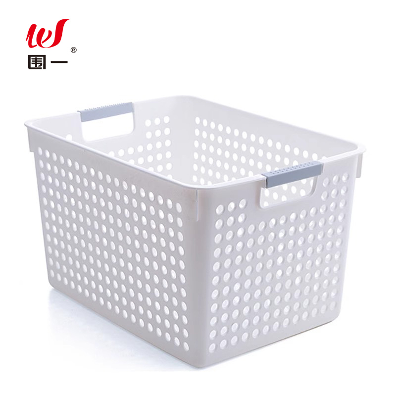 围一 分隔收纳筐 白色窄口大号 个高清大图